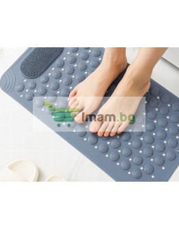 Силиконова противоплъзгаща постелка за баня с масаж